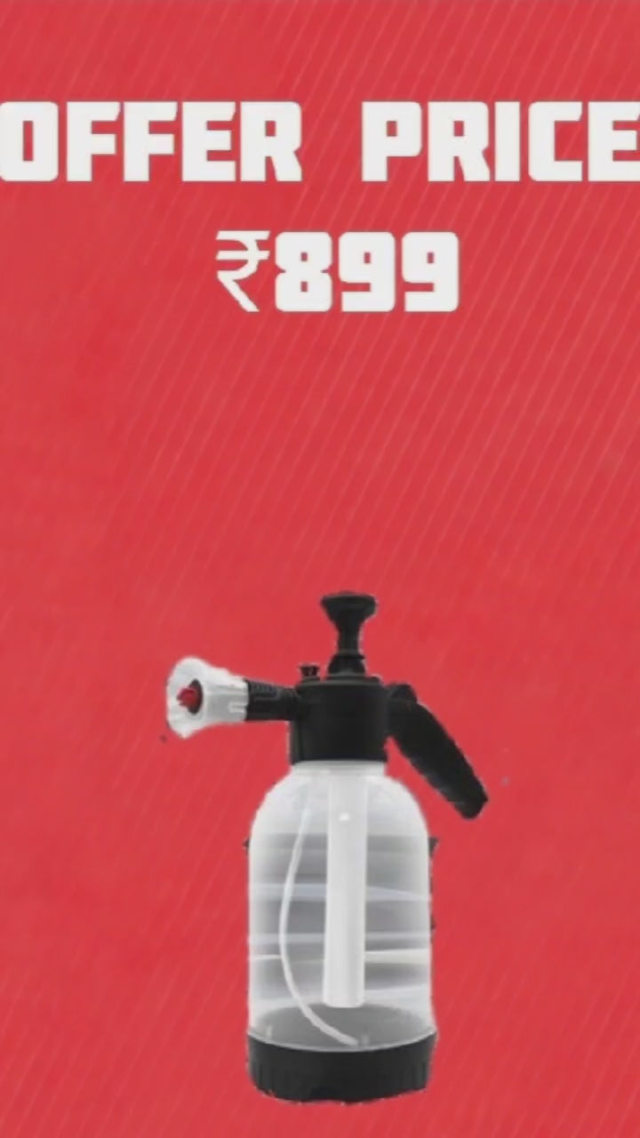 2L Portable High-Pressure Snow Foam Sprayer