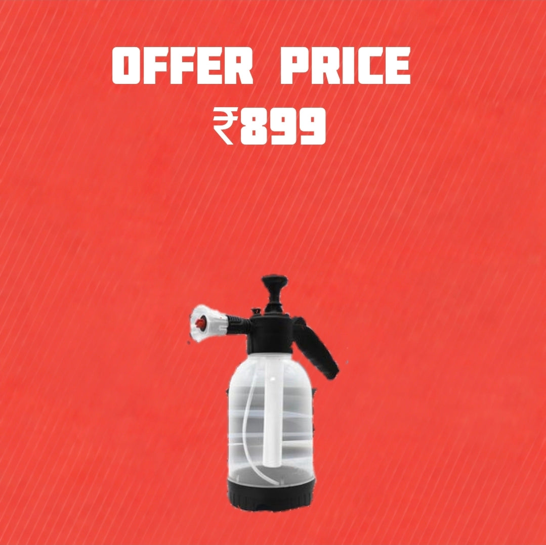 2L Portable High-Pressure Snow Foam Sprayer